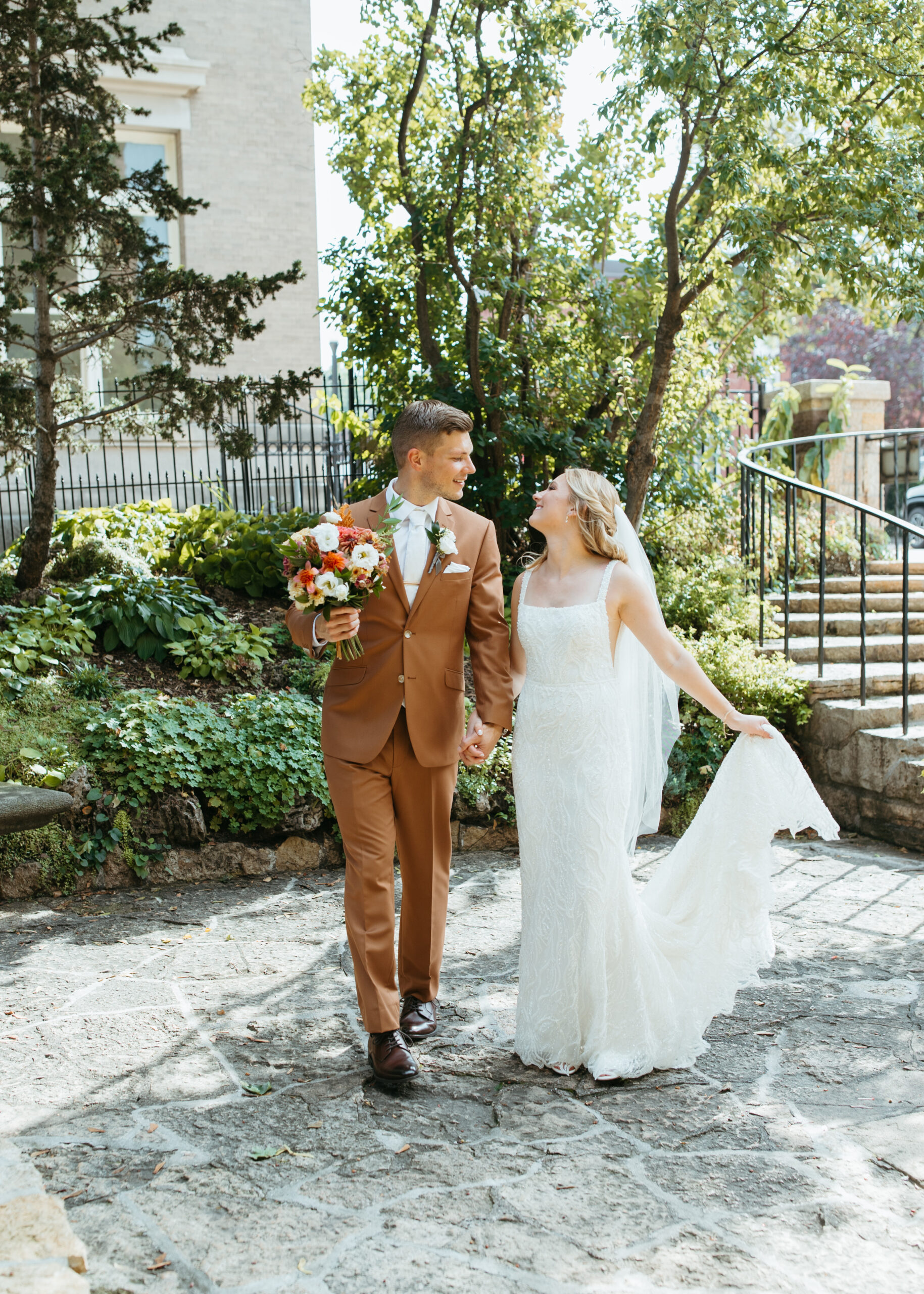 wedding in downtown historic stillwater minnesota at the loft